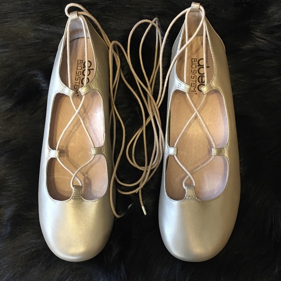 ABEO Tori Ballet Neutral Taupe Metallic New No Tag Only Tried On - Picture 2 of 13